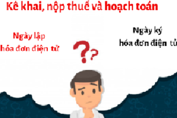 Hóa đơn điện tử có ngày lập và ngày ký hóa đơn khác nhau thì có hợp lệ không?