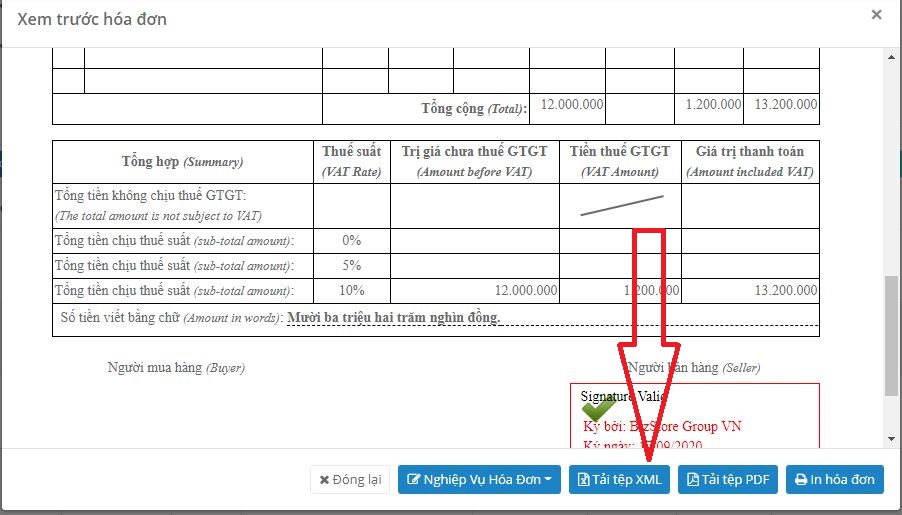 Tải file XML của hóa đơn điện tử- hướng dẫn dành cho bên phát hành hóa đơn