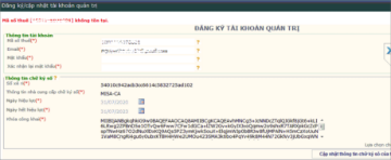Các lỗi thường gặp khi lần đầu đăng ký tài khoản khai Hải quan