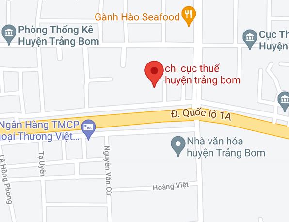 Chi Cục Thuế Khu Vực Trảng Bom - Thống Nhất