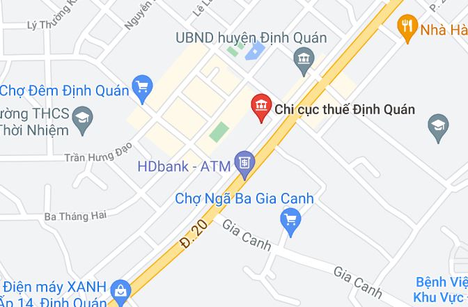 Chi Cục Thuế Khu Vực Định Quán - Tân Phú