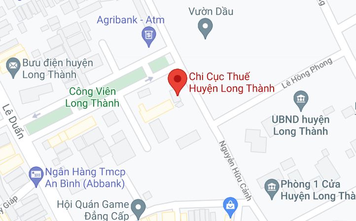 Chi Cục Thuế Khu Vực Long Thành - Nhơn Trạch