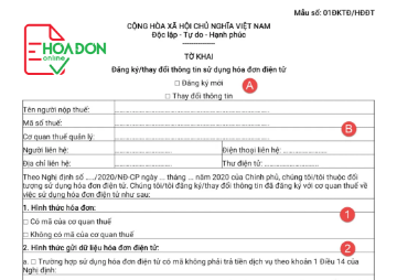 Thủ tục đăng ký sử dụng hóa đơn điện tử theo Nghị định 123