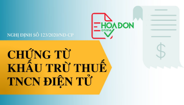 Chứng từ khấu trừ thuế TNCN điện tử theo Nghị định 123