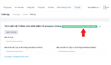 TÍCH HỢP HỆ THỐNG HÓA ĐƠN ĐIỆN TỬ eHoaDon Online