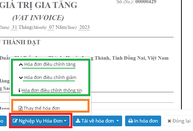 Mẹo hay:  Thực hiện nhanh các nghiệp vụ hóa đơn với eHoaDon Online