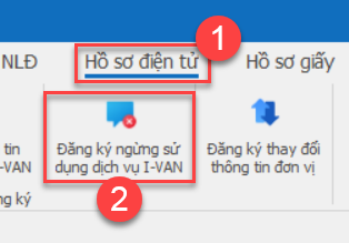 Đăng ký và ngừng đăng ký sử dụng cổng dịch vụ TVAN