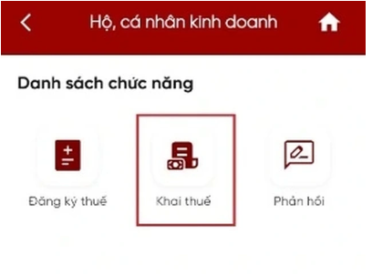 4 bước khai thuế trên eTax Mobile cho hộ kinh doanh cho thuê nhà